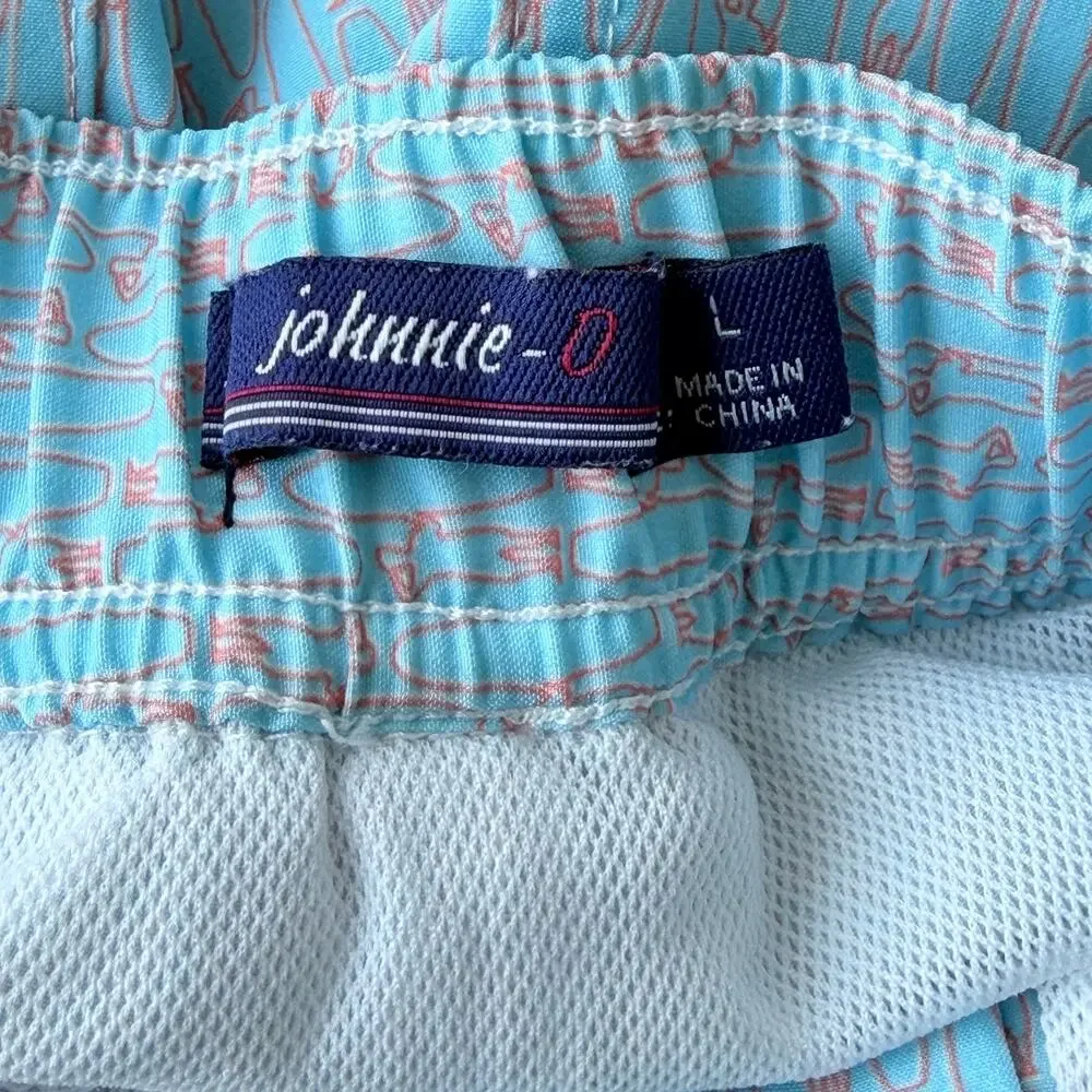 JOHNNIE-O Men's Clearwater Half Elastic Surf Swim Shorts Large